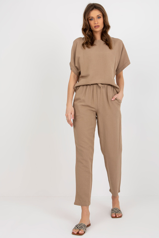 Tumebeež suvekomplekt pükstega RUE PARIS