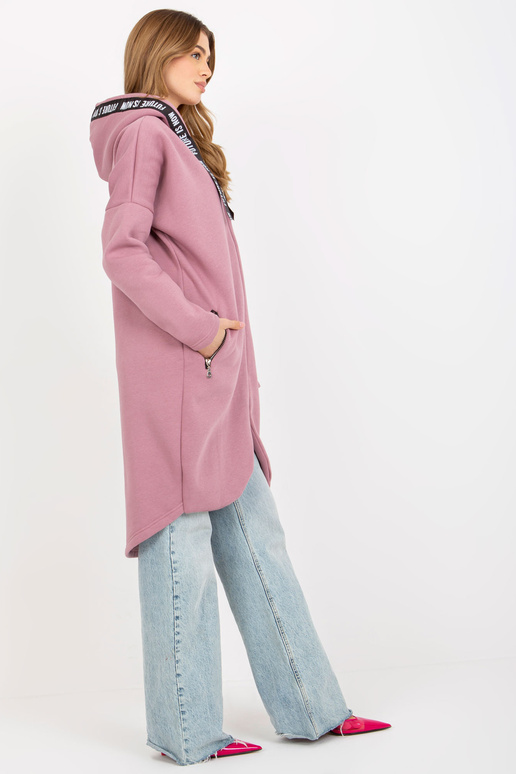 Määrdunud roosa ülisuur dressipluus...