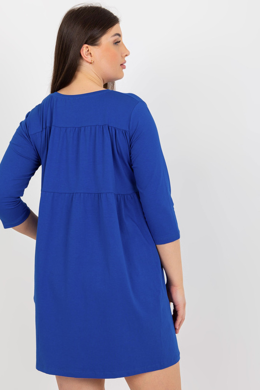 Cobalt minikleit pluss suuruses 3/4 varrukatega Dalenne
