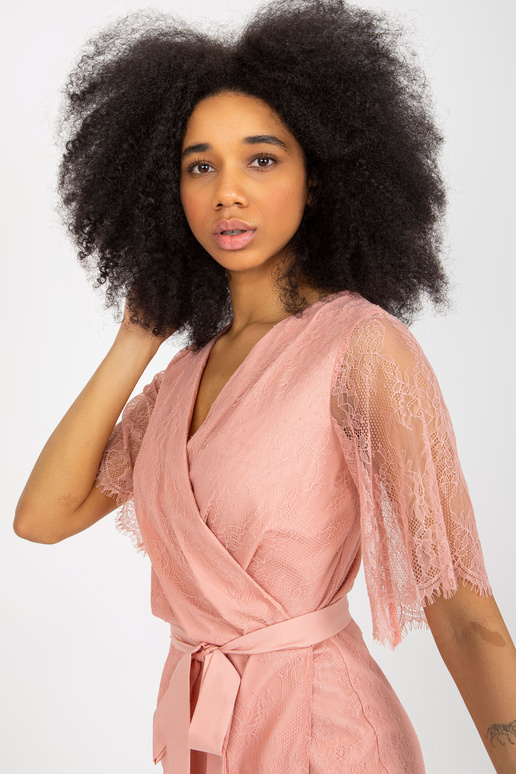 Dirty Pink Wrap kokteilikleit vööga Dirty Pink Wrap kokteilikleit vööga