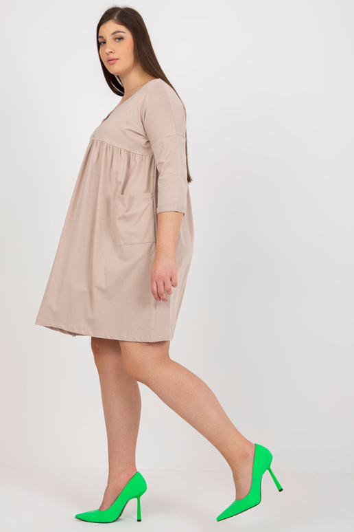 Beež 3/4 varrukatega dressipluus Beež 3/4 varrukatega dressipluus