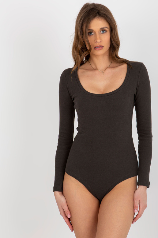 Khaki värvi soonik ümara kaelusega...