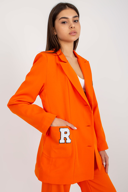 Oranž vabaajaülikonna bleiser