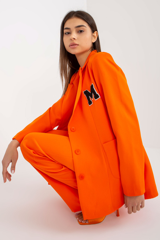 Oranž vabaajaülikonna bleiser