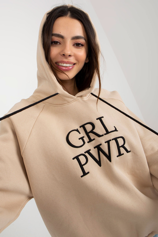 Beeži polsterdatud dressipluus Debby...