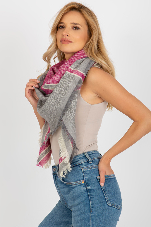 Halli-fuksia mustriga naiste sall