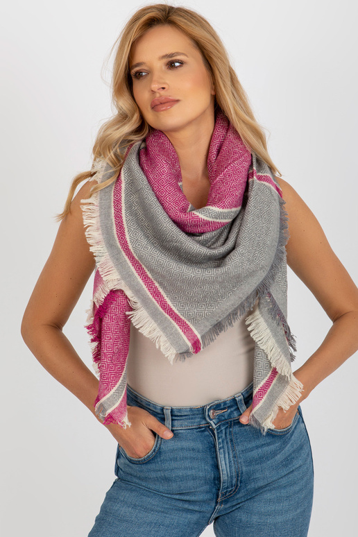 Halli-fuksia mustriga naiste sall