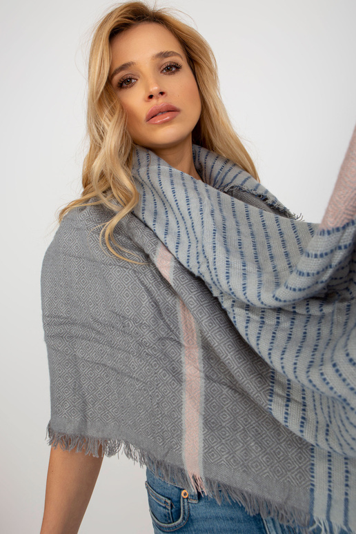 Hallikas-heleroosa villalisandiga sall