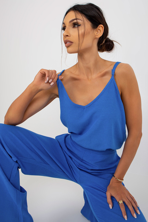 Sinine rihmadega naiste topp OCH BELLA