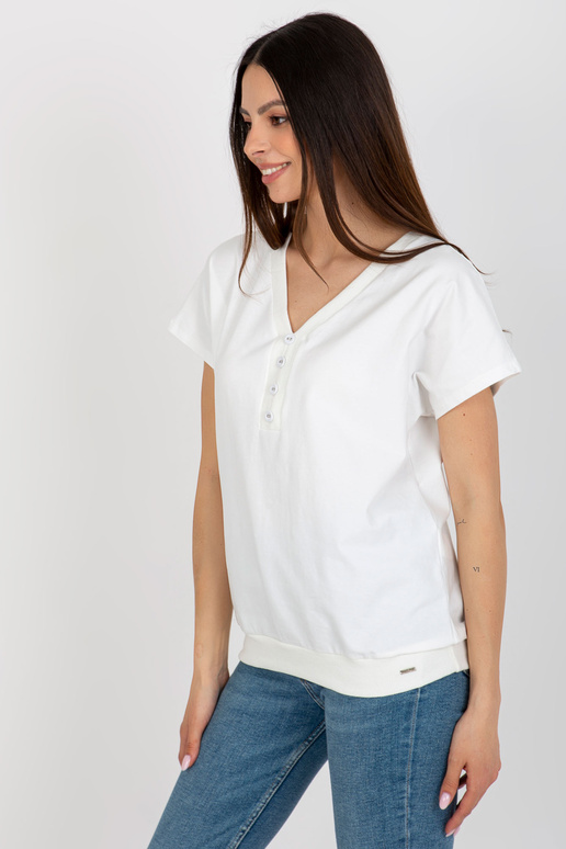 Ecru Cotton Basic lühikeste...