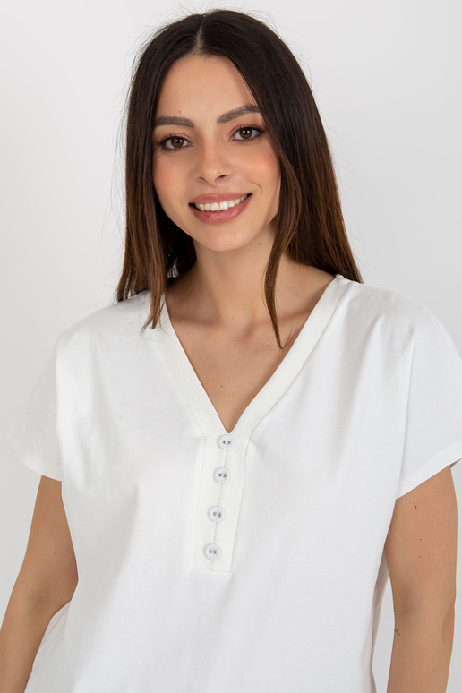 Ecru Cotton Basic lühikeste...