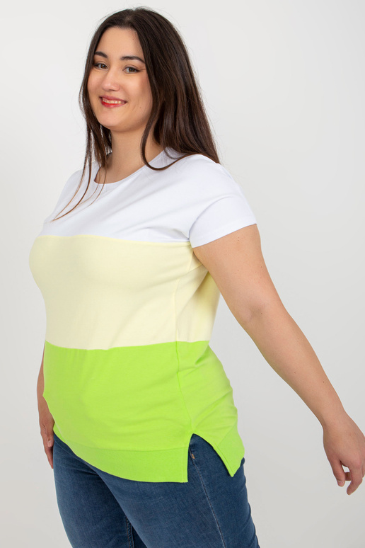 Valge ja kollane naiste pluss...