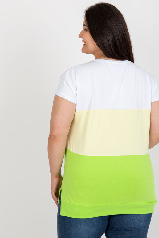 Valge ja kollane naiste pluss...