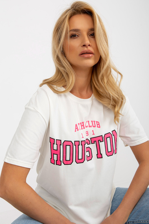 Ecru lahtine naiste T-särk kirjaga Ecru lahtine naiste T-särk kirjaga