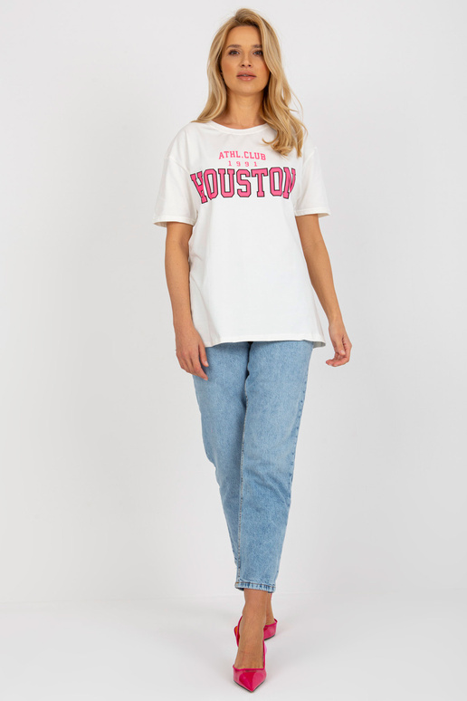 Ecru lahtine naiste T-särk kirjaga Ecru lahtine naiste T-särk kirjaga