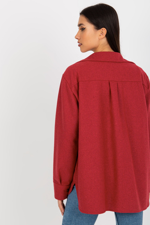 Tumeroosa villane taskutega pealissärk Tumeroosa villane taskutega pealissärk