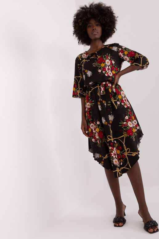 Kleit-LK-SK-507510.31P-must ja punane