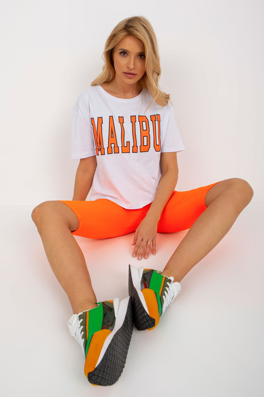 Valge-fluo oranž suvekomplekt... Valge-fluo oranž suvekomplekt...