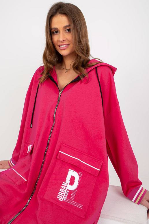 Fuksia värvi pikk oversize lõikega...