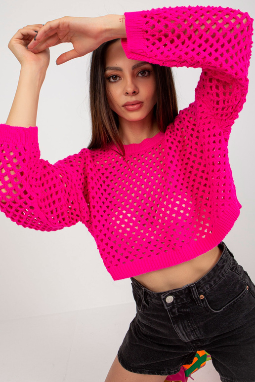 Kampsun-BA-SW-9008.35P-fluo roosa