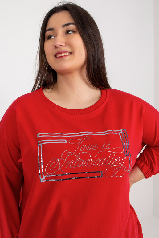 Punane suures suuruses puuvillane...