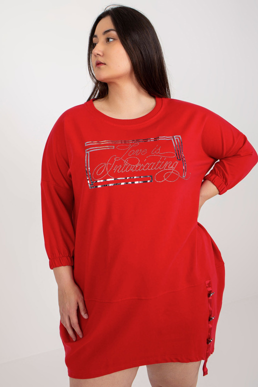 Punane suures suuruses puuvillane...