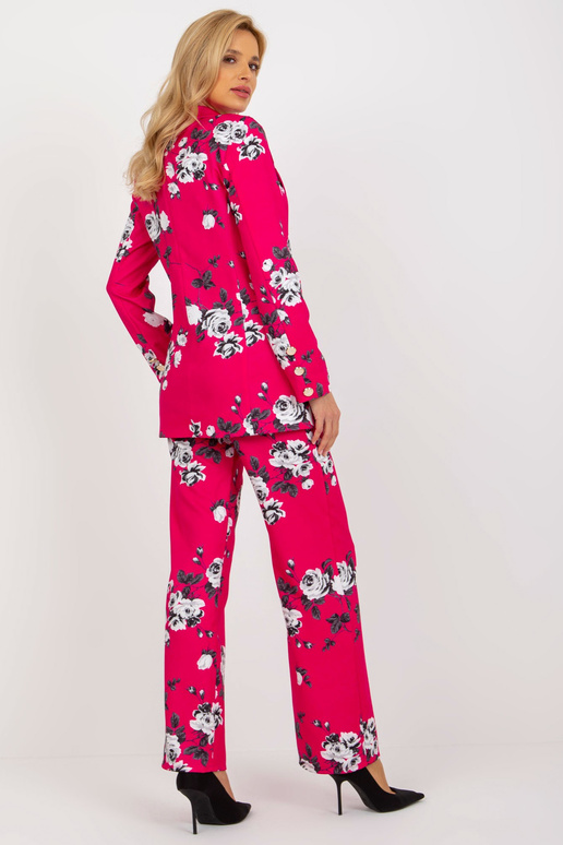 Fuksia elegantne ülikonna roosidega... Fuksia elegantne ülikonna roosidega...