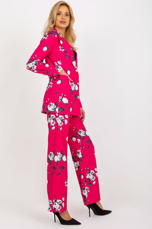 Fuksia elegantne ülikonna roosidega... Fuksia elegantne ülikonna roosidega...