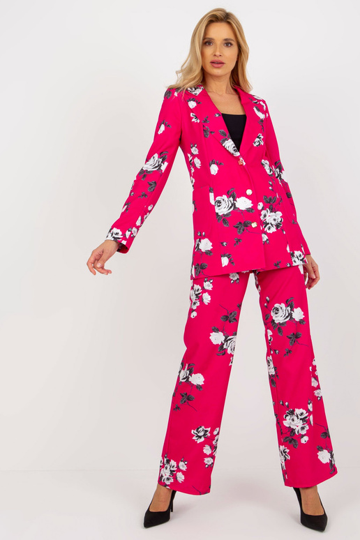 Fuksia elegantne ülikonna roosidega... Fuksia elegantne ülikonna roosidega...