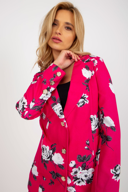 Fuksia elegantne ülikonna roosidega... Fuksia elegantne ülikonna roosidega...