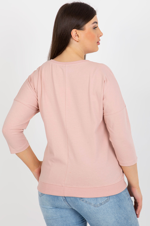 Määrdunud roosa pluss suuruses pluus...