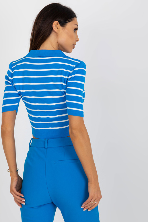 Sinine lühike kraega polopluus