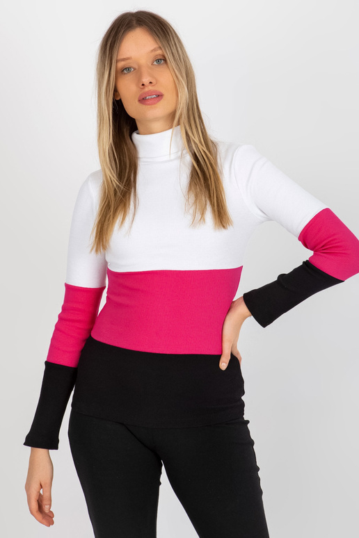 Ecru-fuksia värvi liibuv põhipluus...