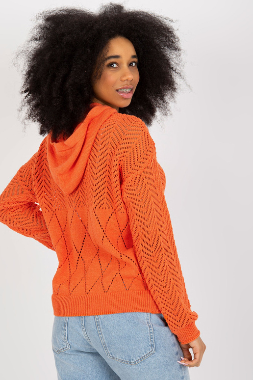 Oranž naiste suvine ažuurse mustriga...