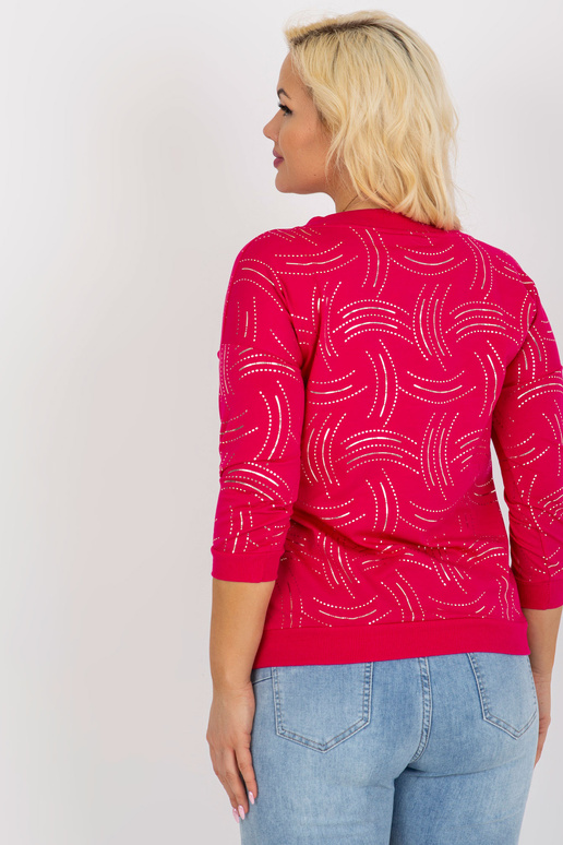 Fuksia naiste suures suuruses läikiva...