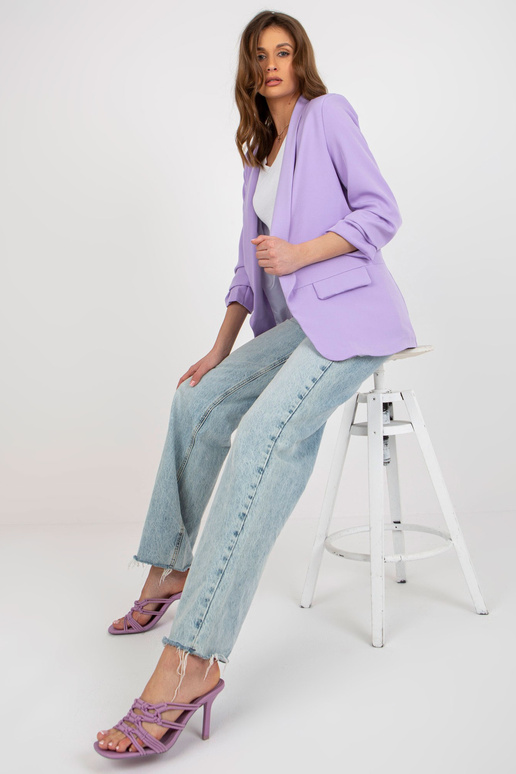 Helelilla elegantne jakk 3/4...