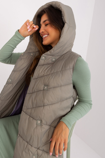 Vest-D50045X80115A3-khakivärvi