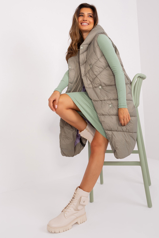 Vest-D50045X80115A3-khakivärvi