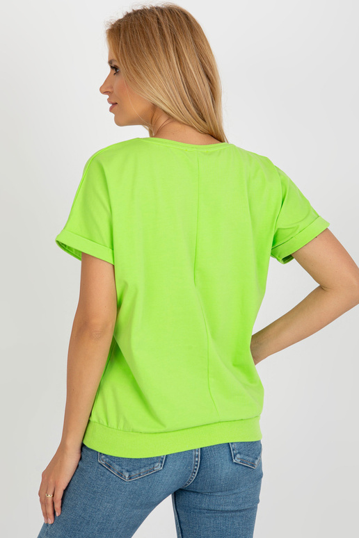 Lime vabaaja lühikeste varrukatega pluus