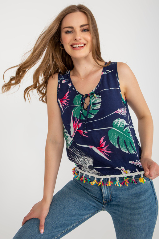 Meresinine lühikeste varrukateta...