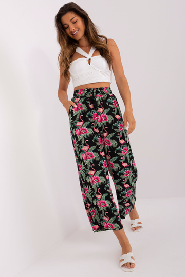 Püksid-D73770R62237B-must-roheline