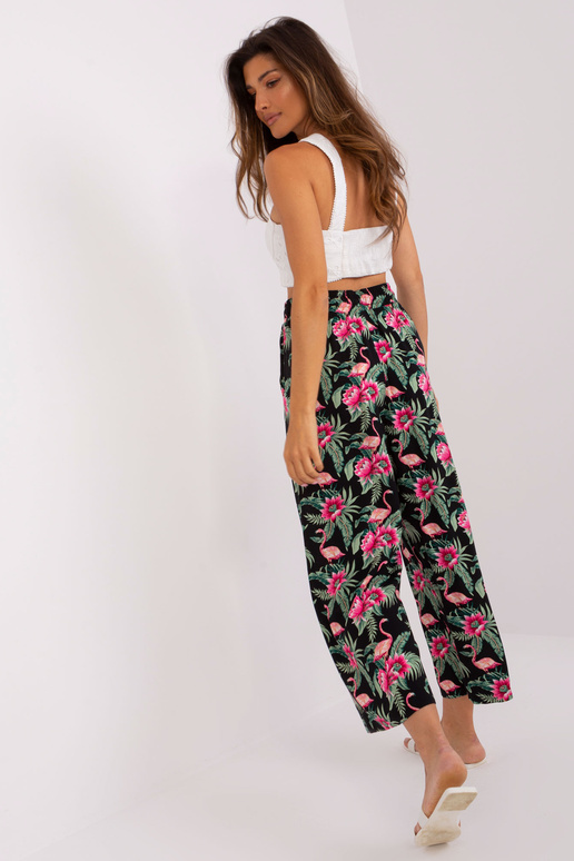 Püksid-D73770R62237B-must-roheline