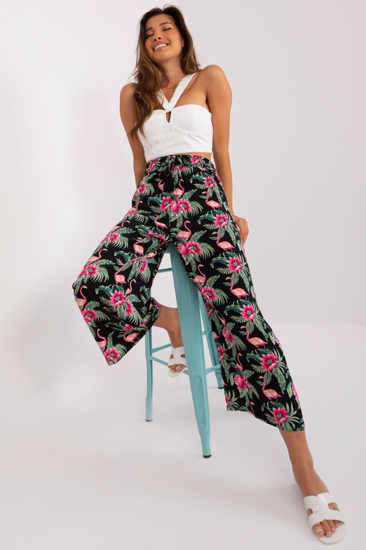 Püksid-D73770R62237B-must-roheline