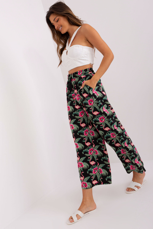 Püksid-D73770R62237B-must-roheline