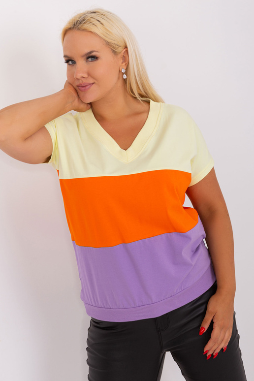 Bluzka-RV-BZ-8575.01P-jasny żółty