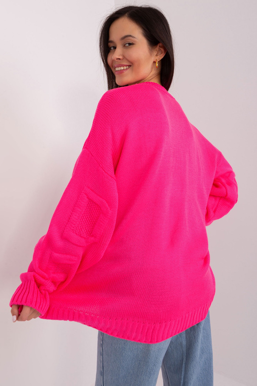 Kampsun-BA-SW-8053.31-fluo roosa