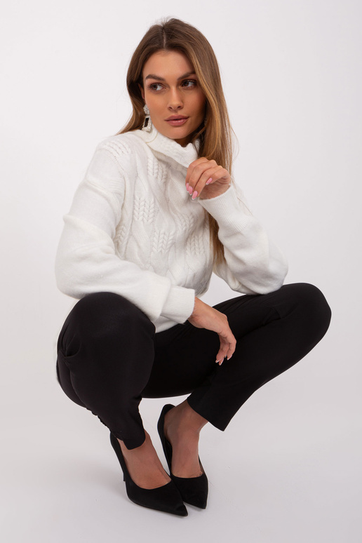 Kampsun-AT-SW-23401.97P- valge värv