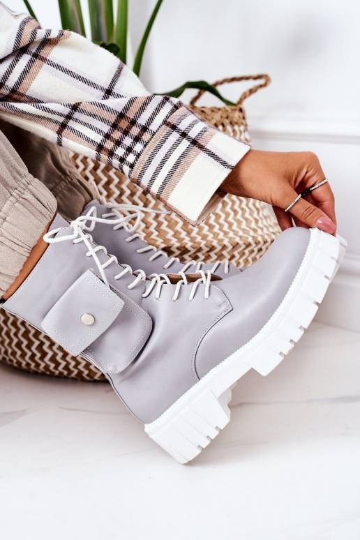 voodriga säärsaapad Halli värvi Awesome