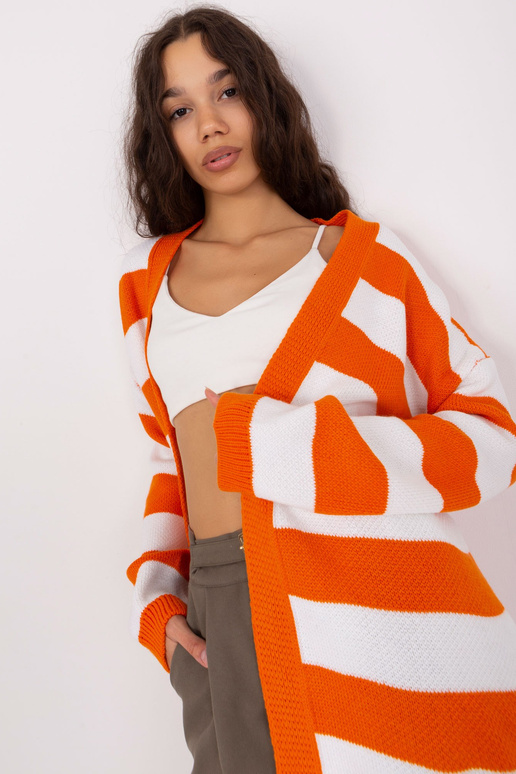 Kardigan-BA-SW-8033.21-oranž Kardigan-BA-SW-8033.21-oranž