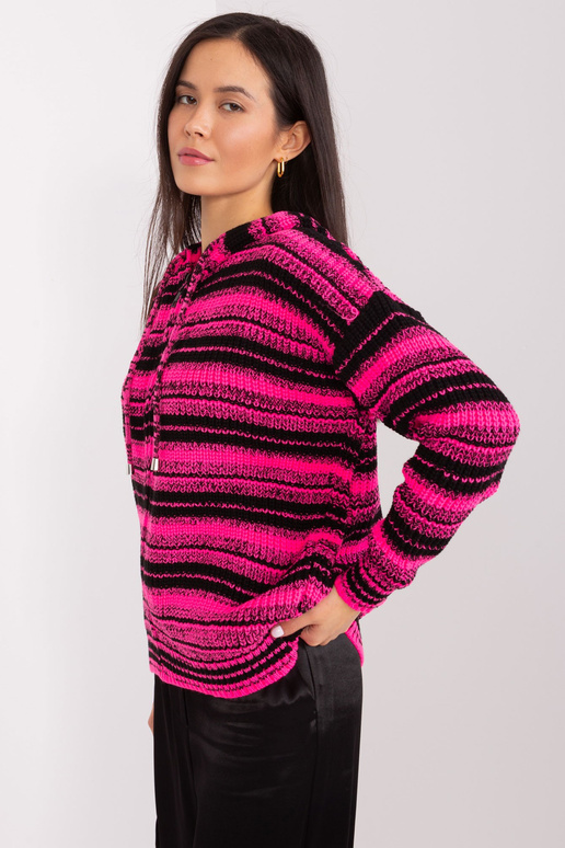 Kampsun-BA-SW-8000.56P-must ja roosa